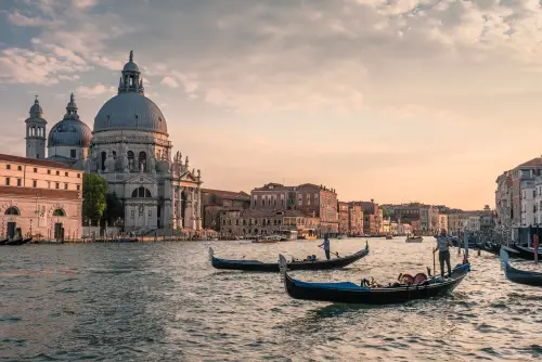 Veneza, na Itália