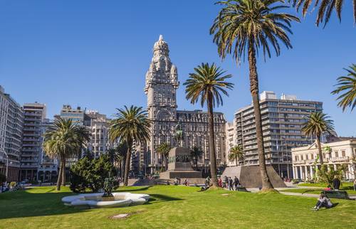 Pontos turísticos em Montevidéu