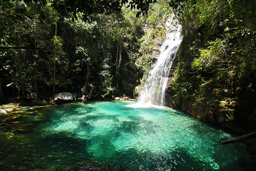 Cachoeira Santa Bárbara Chapada dos Veadeiros