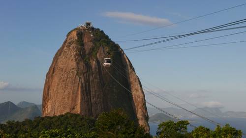 Tirolesa bondinho rio de janeiro