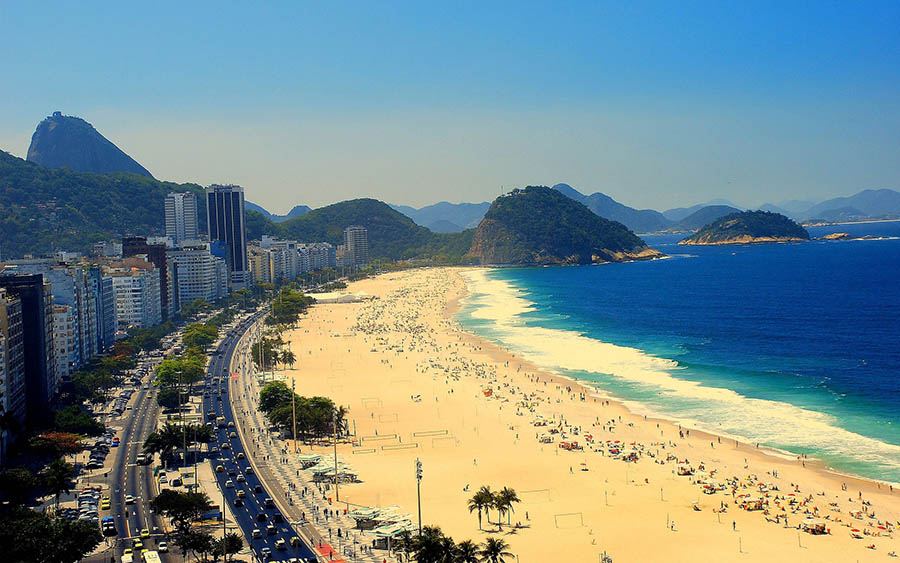 Wonderful trips in Brazil: Copacabana, Rio de Janeiro - RJ