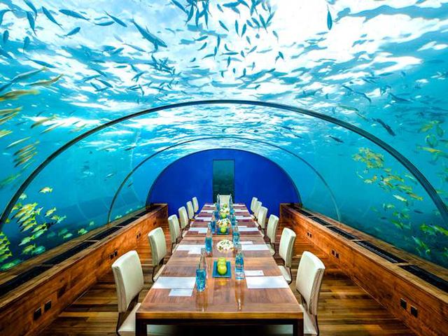 Ithaa Undersea Restaurant, Rangali Island - Maldivas