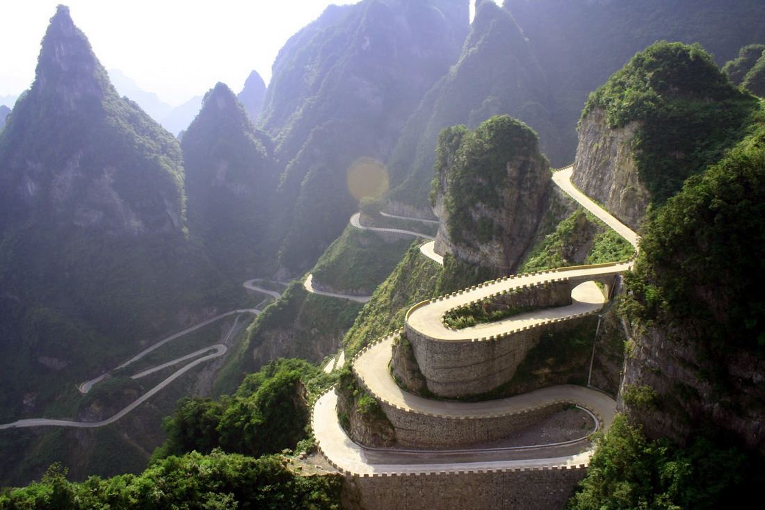 Tianmen Mountain Road – China