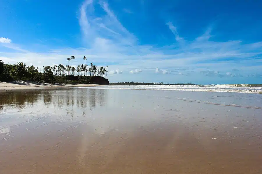 Litoral baiano: Praia de Cumuruxatiba