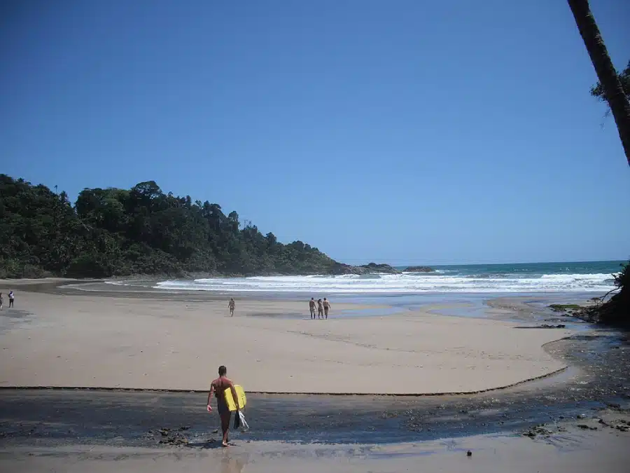 Praia do Jeribucaçu, na Bahia