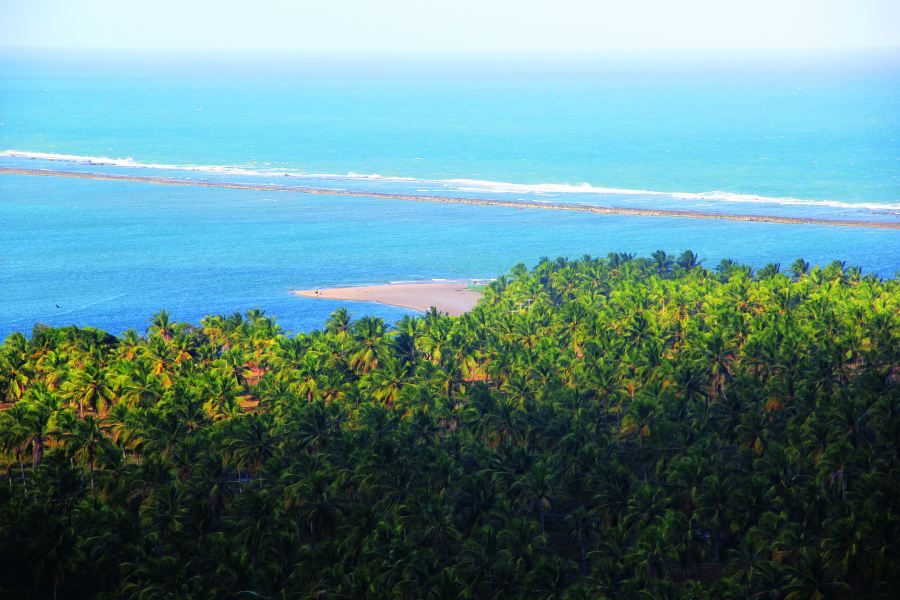 Praia do Gunga, uma das atrações de Alagoas