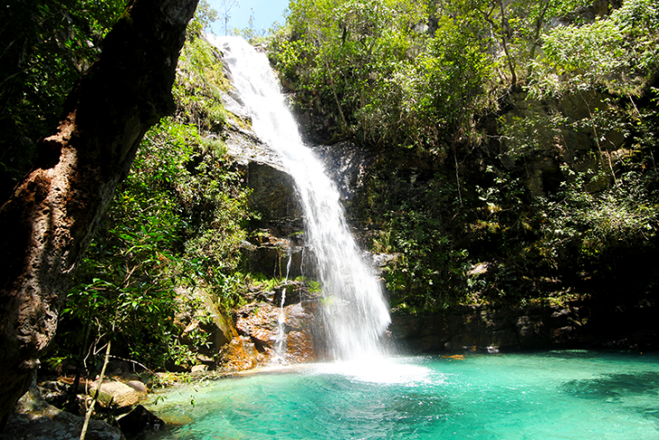 Cachoeira Santa Bárbara Chapada dos Veadeiros