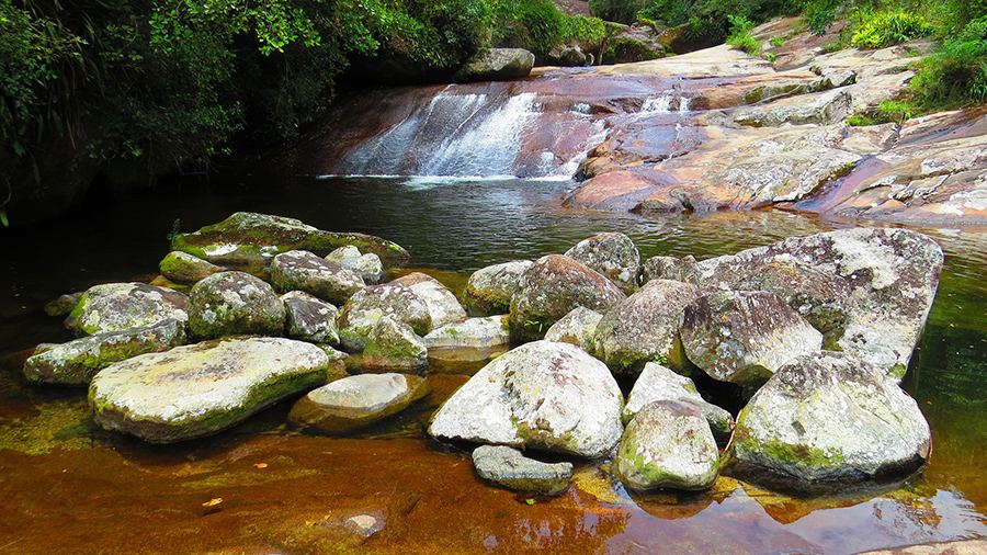 Cachoeira da Lage - Ilhabela. Foto: Bruno Navas