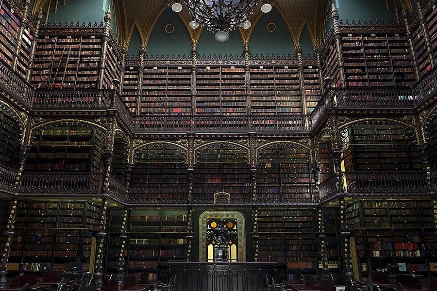 Biblioteca no Rio de Janeiro está entre as mais belas do mundo
