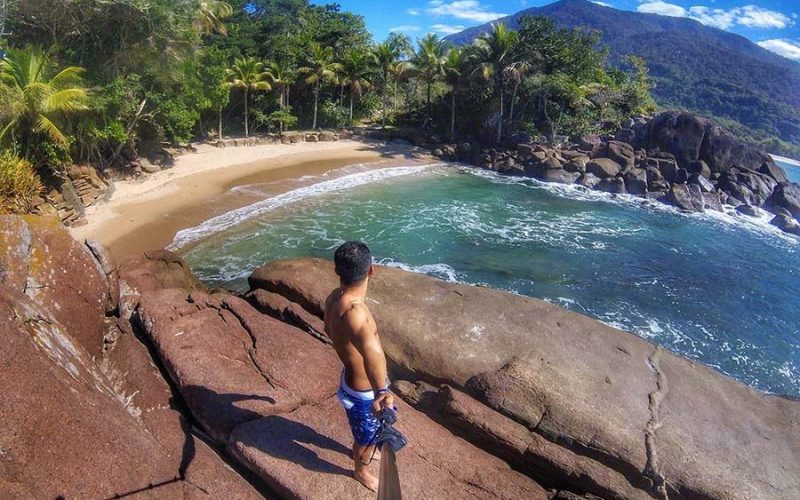 Praia do Português em Ubatuba