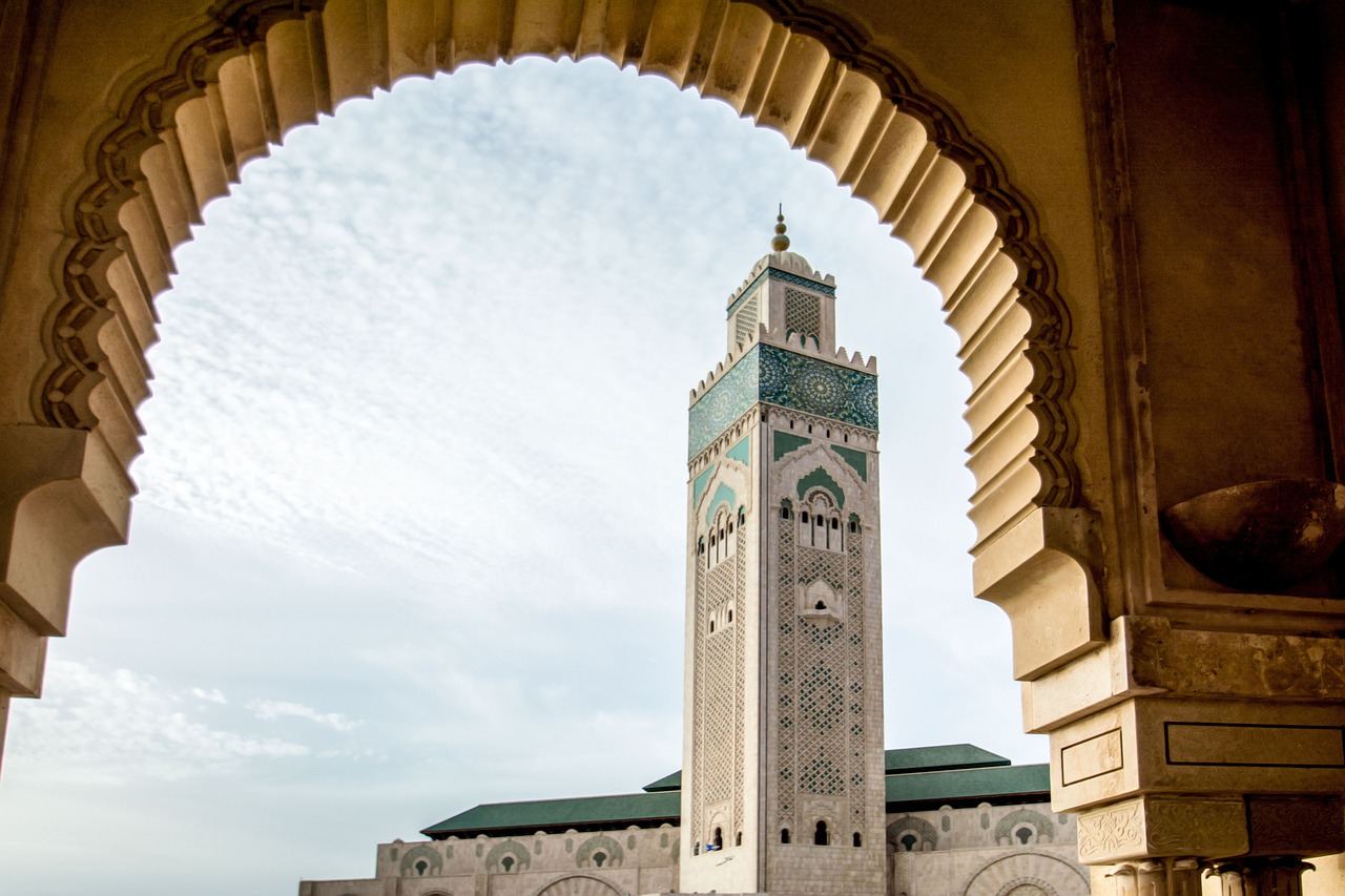 Mesquita Hassan II em Casablanca, o maior templo do Marrocos