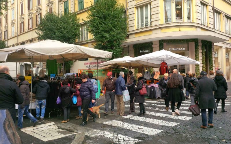Compras em Roma