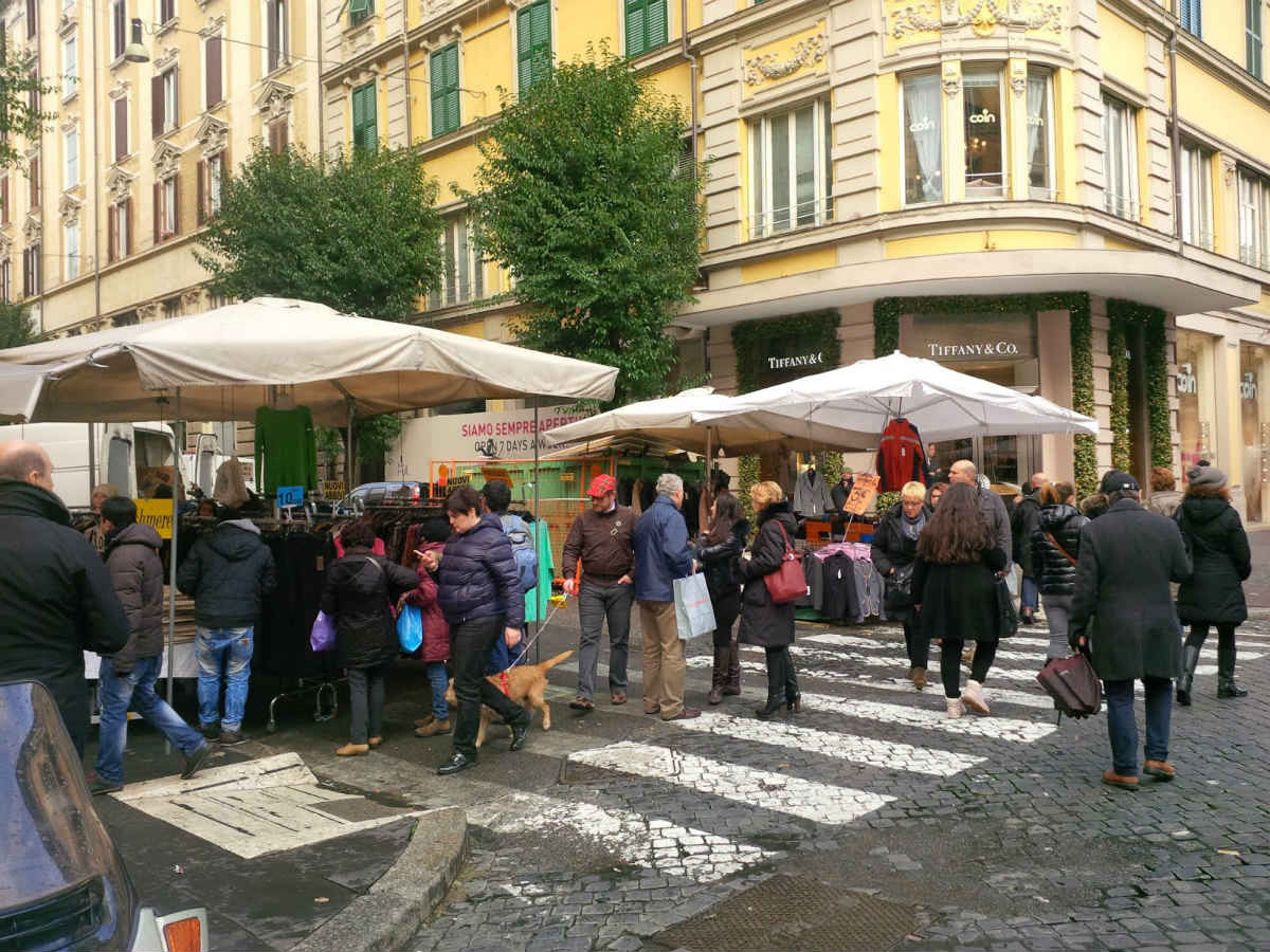 Compras em Roma