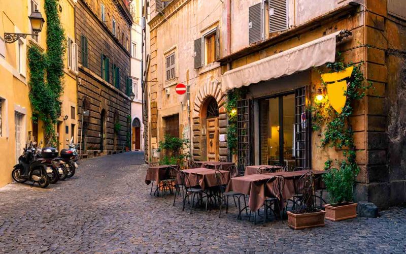 lugares diferentes em Roma