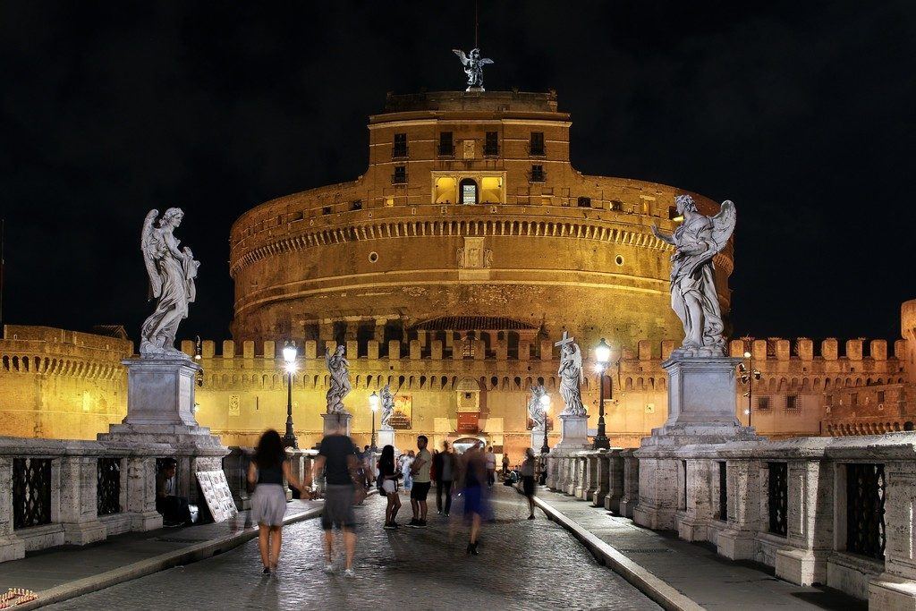 City tour noturno em Roma