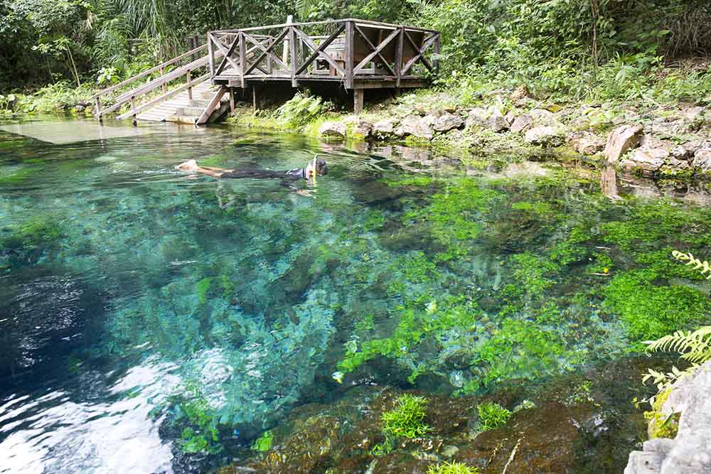 Crystal clear waters of Bonito