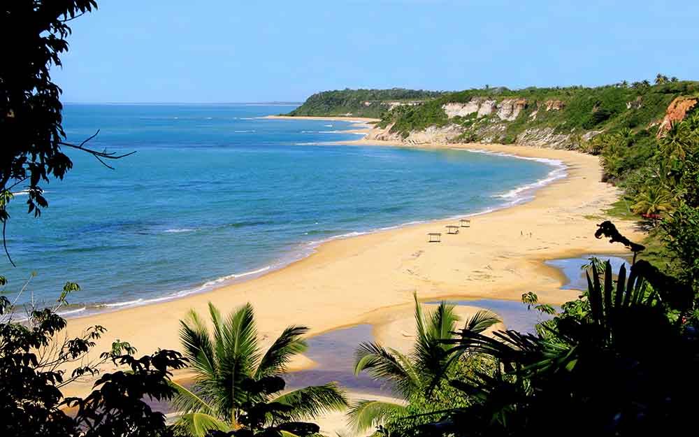 Beaches in the south of Bahia