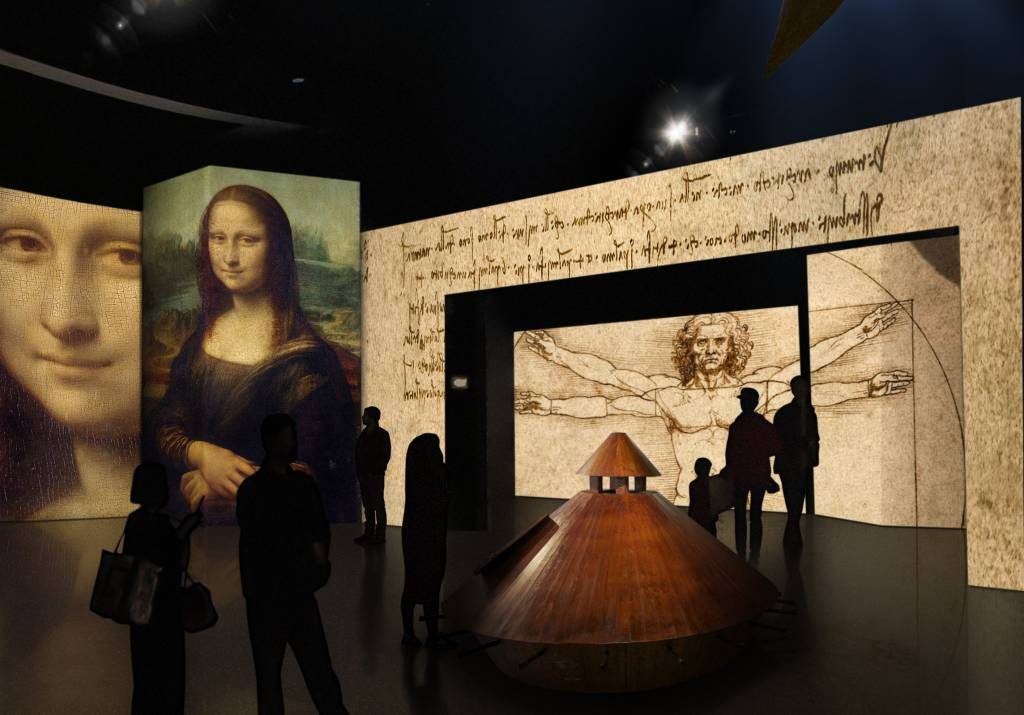 exposição Leonardo da Vinci