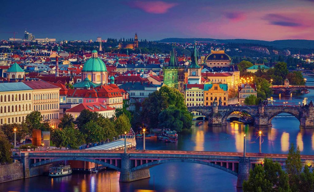 Cartão turístico Praga