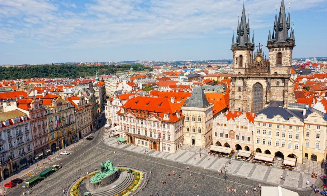 cartão turístico de Praga