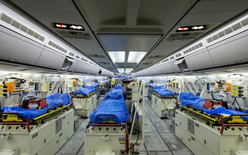 aviação avião hospital da alemanha