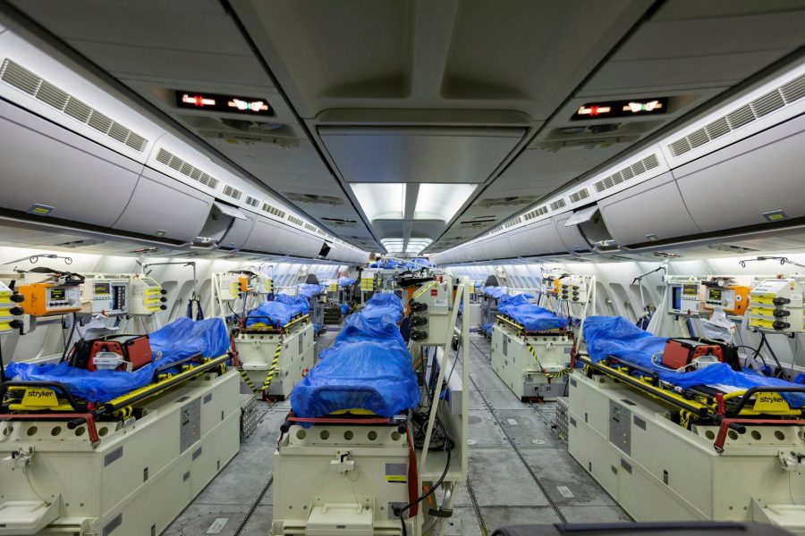 aviação avião hospital da alemanha