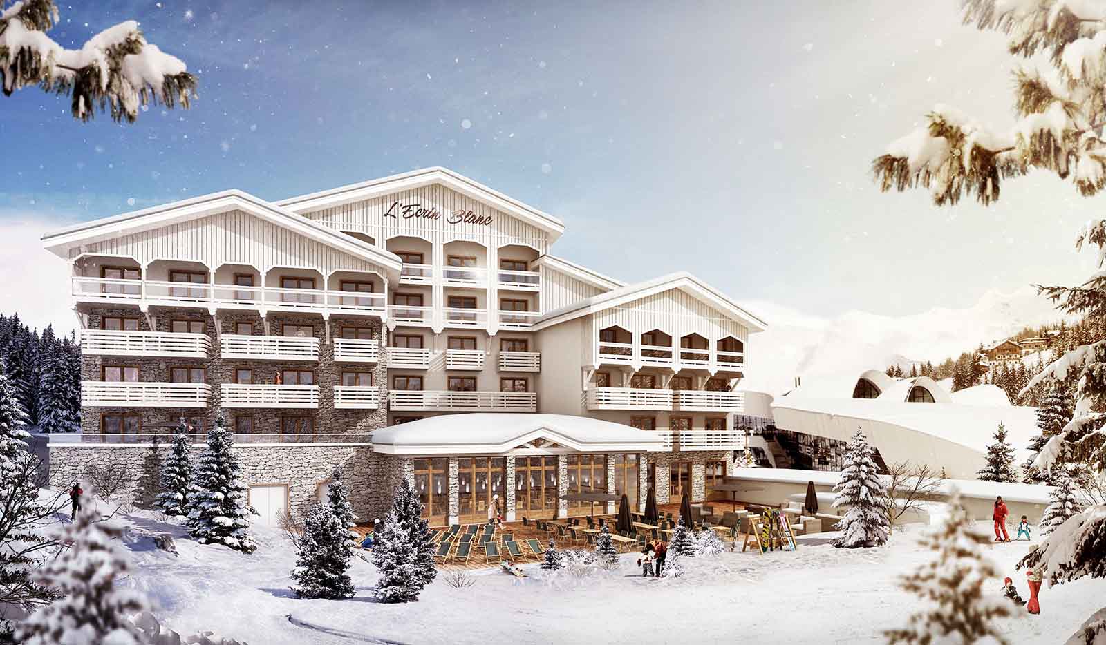 Ecrin Blanc: Um incrível resort de esqui na charmosa vila de Courchevel