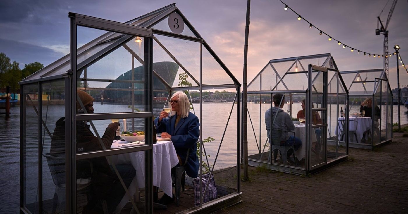 amsterdam mini greenhouses restaurant