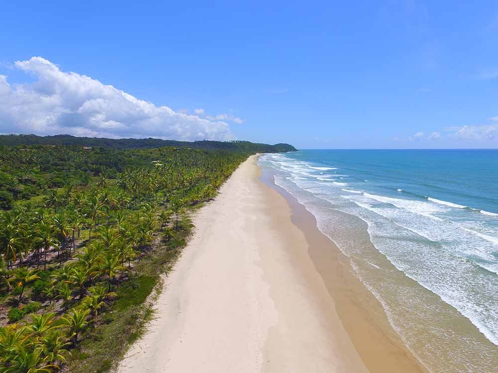 Praias do litoral baiano