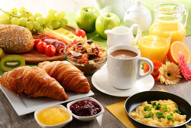Hotel breakfast will be delivered to your room and offered a la carte