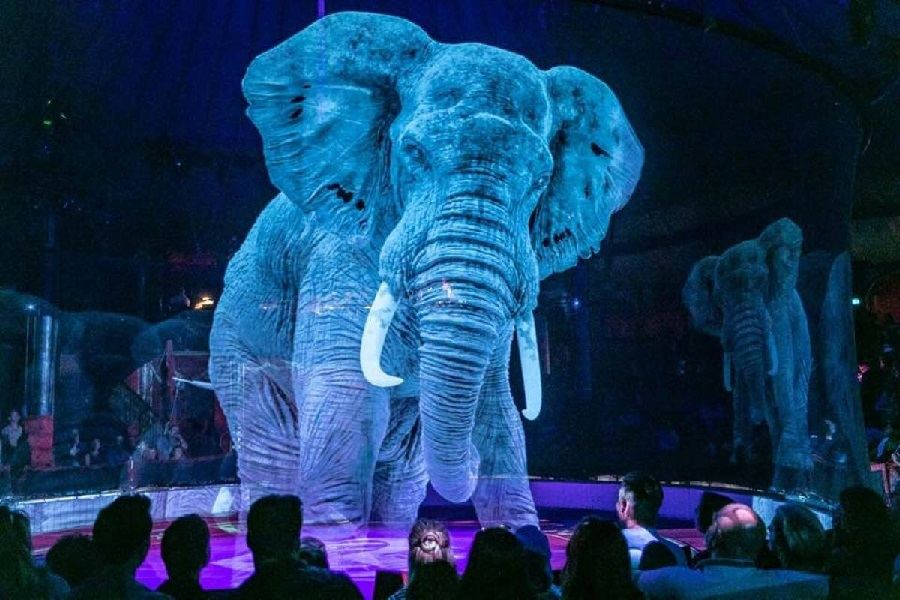 Circus in Germany exchanges live animals for holograms and creates an emotional show
