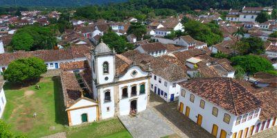 Vista aérea de Paraty - Viagens no Brasil