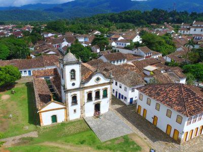 Aerial view of Paraty - Travel in Brazil