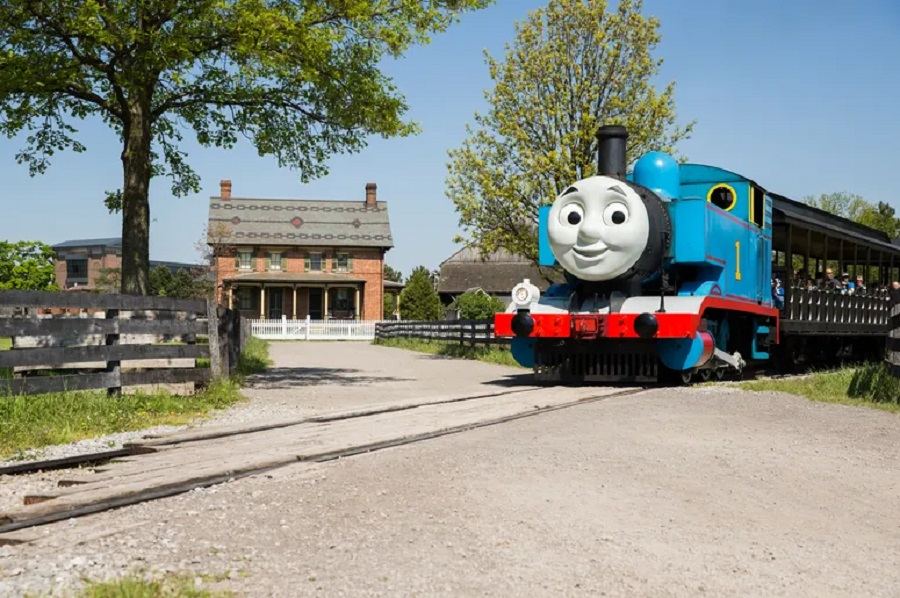 Train from the cartoon “Thomas and His Friends” gets a real version in Japan 