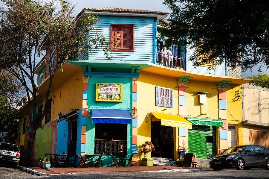 restaurante que é um pedacinho do Caminito em São Paulo