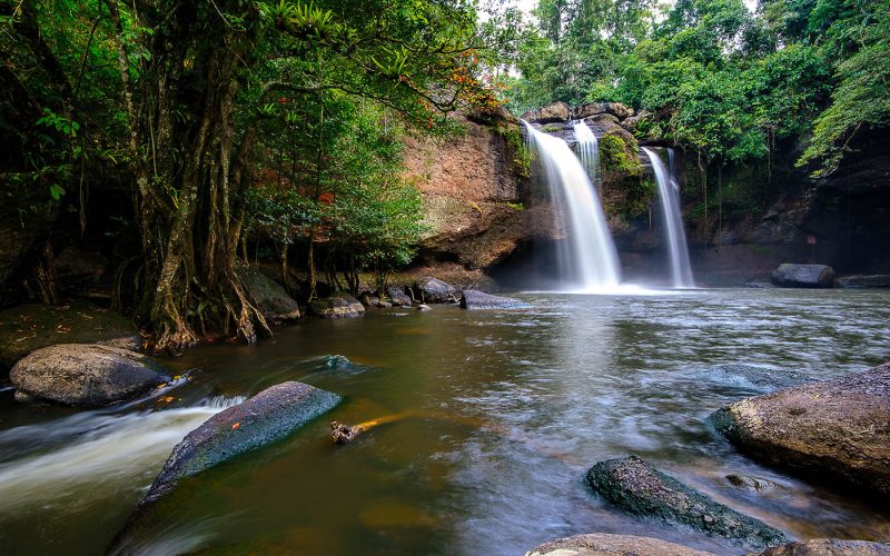 parque nacional tailandês lixo