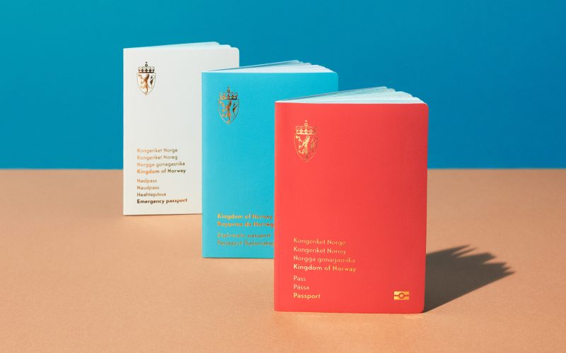 novo passaporte Noruega