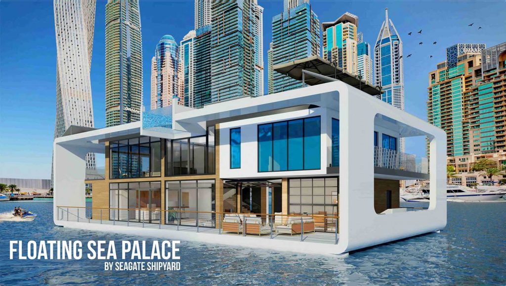 resort flutuante de luxo em Dubai