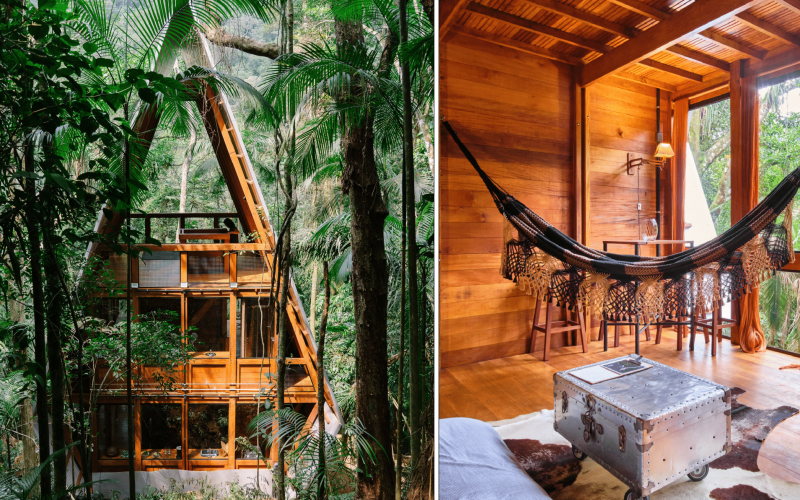 cabanas em Paraty casa macaco