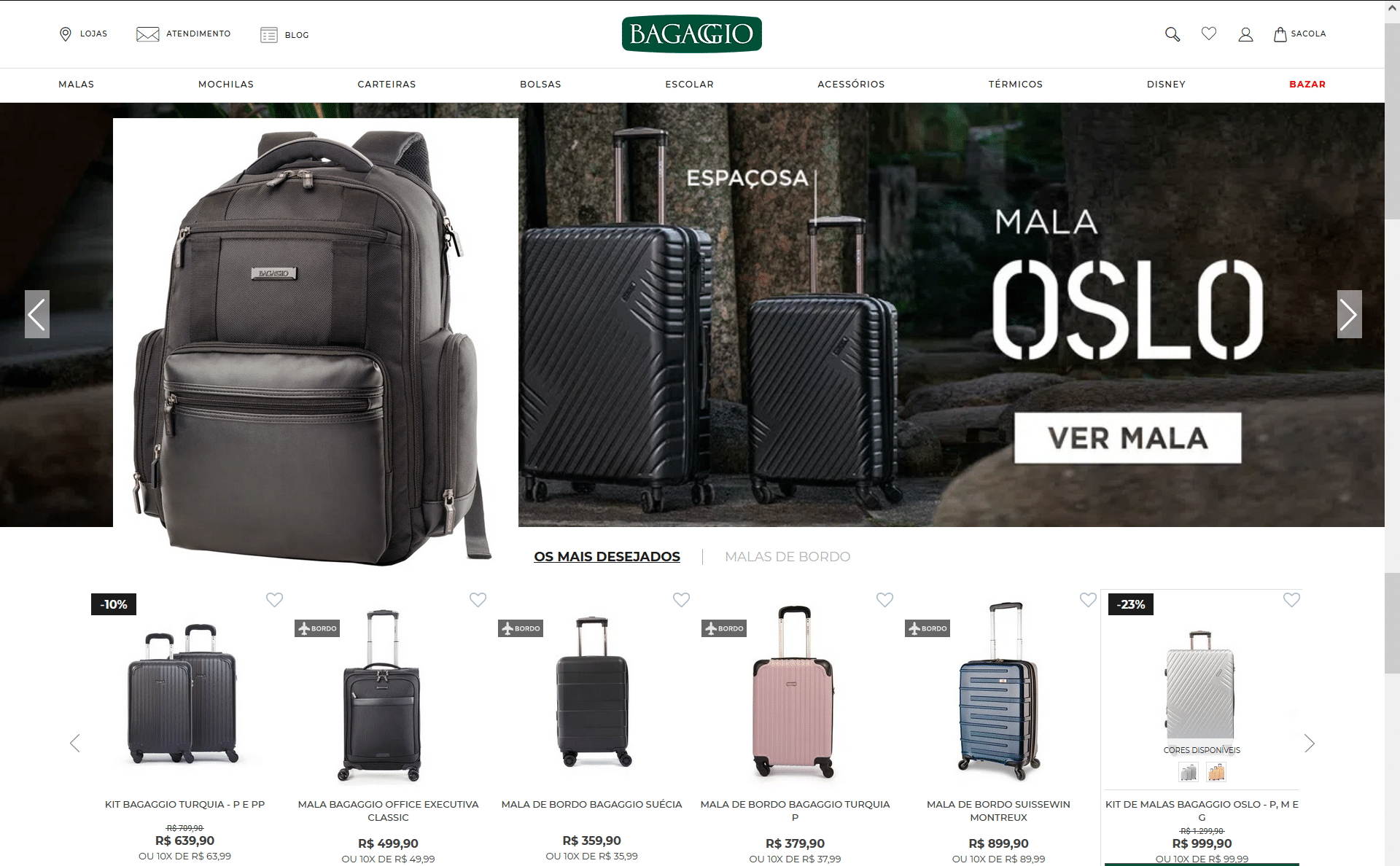 bagaggio website
