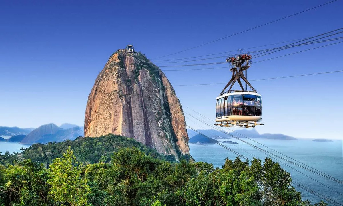 nova tirolesa no pão de açucar
