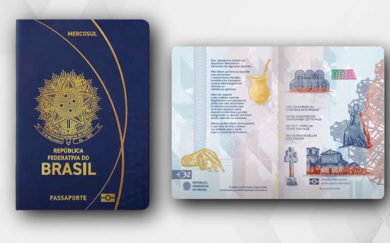 Novo passaporte brasileiro