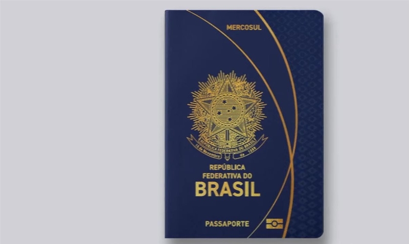 Capa do novo passaporte brasileiro 2022