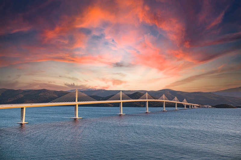 Nova ponte que liga a Croácia a Dubrovnik sem passar pela Bosnia