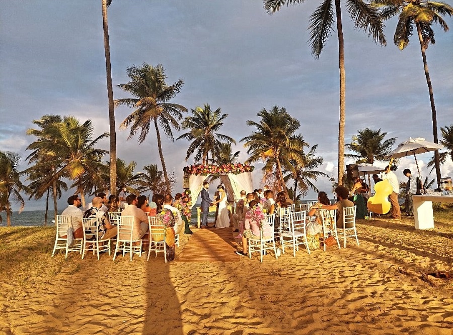casamento em um resort na Bahia
