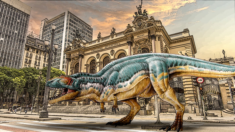 São Paulo recebe exposição de dinossauros