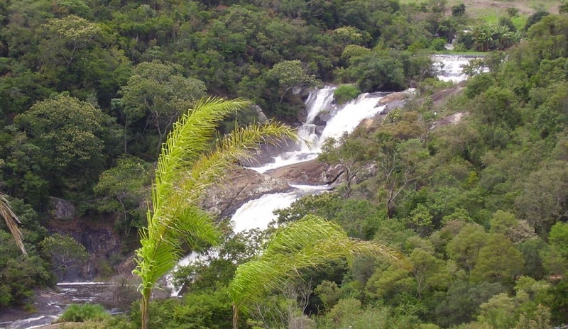Cachoeira do Pimenta, em Cunha