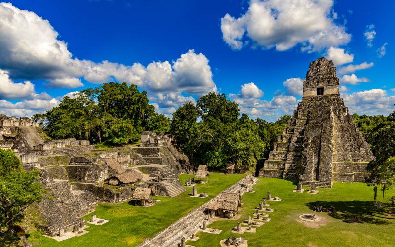 ruinas maia guatemala e mexico