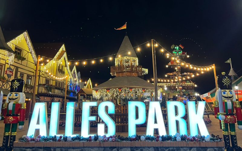 Alles park programação de natal