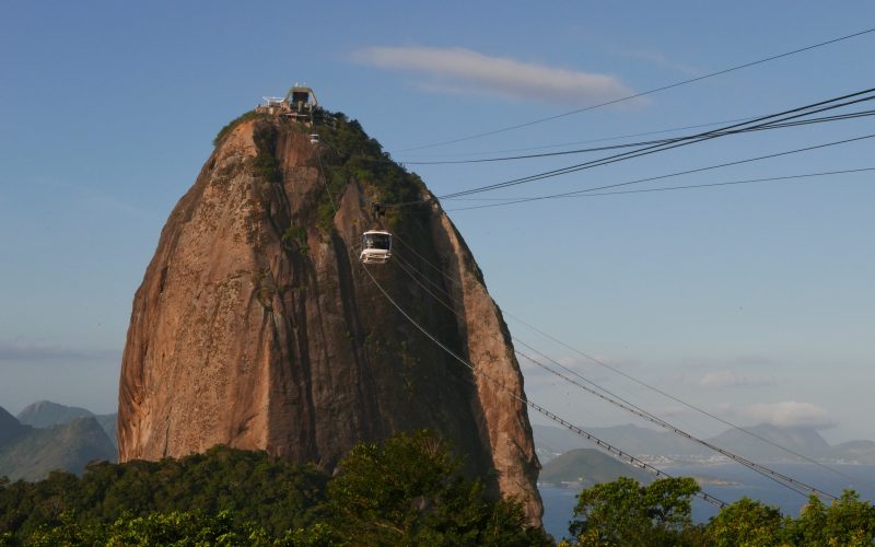 Tirolesa bondinho rio de janeiro